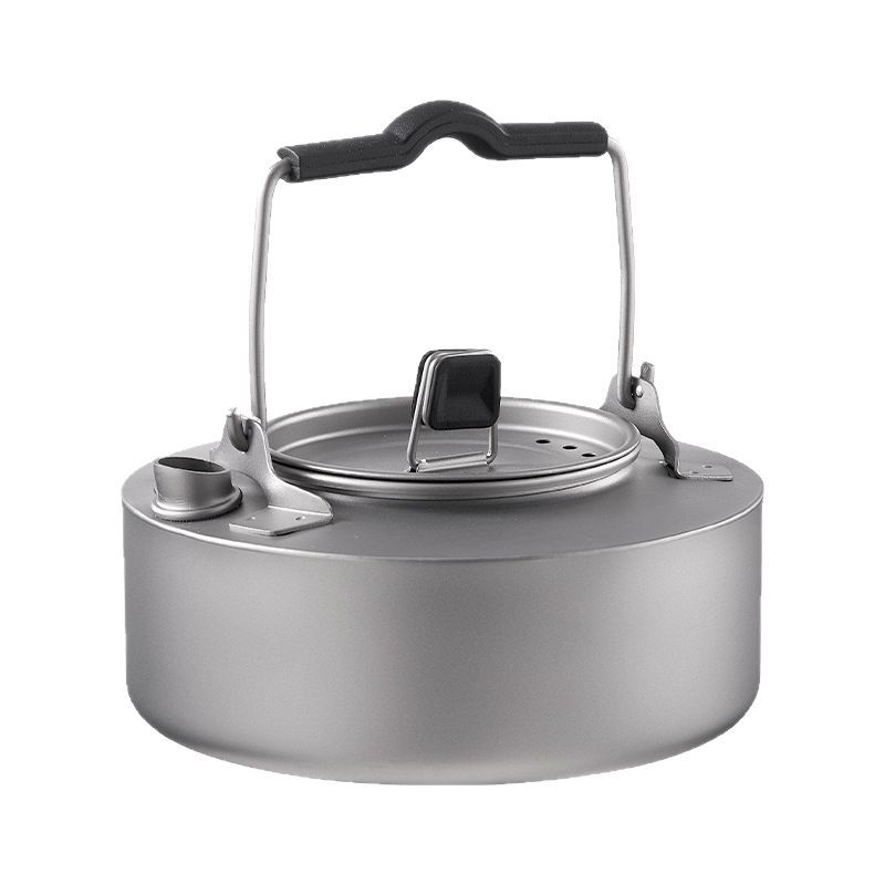 Coffee Tea & Espresso Appliances - Titanium waterkoker, ultralicht, ideaal voor kamperen,