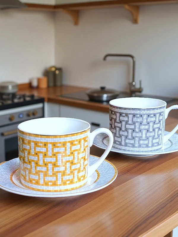 Xbloom Coffee Tea - Elegante koffiekopjesset van Europees porselein voor