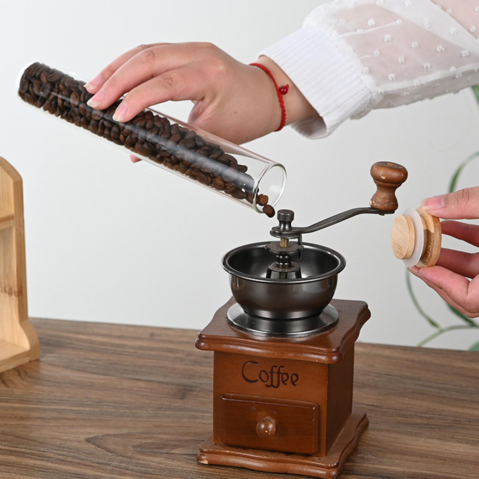 Coffee Tea Sugar - Set van glazen potten met houten