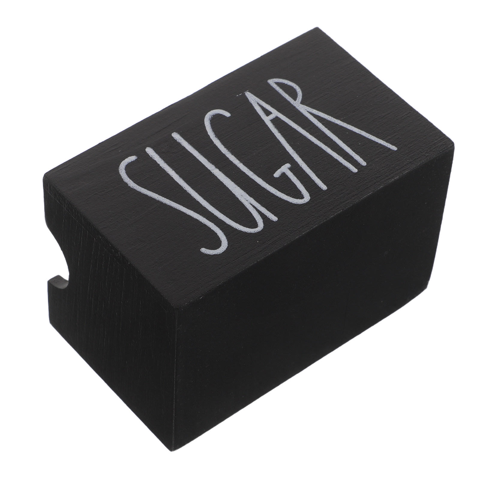 Houten houder voor suikerzakje - Coffee Tea Sugar recensie en prijs